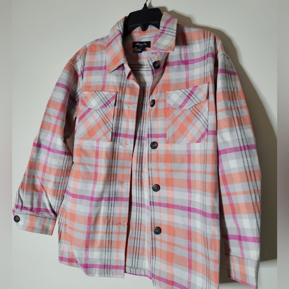 Multicolor Flannel Shacket (Shirt Jacket)